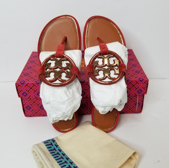 🌻HP🌻Tory Burch Metal Miller Nat Suede ✨🌟💫🌻 - Picture 3 of 16